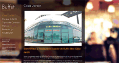 Desktop Screenshot of buffetcasajardin.com