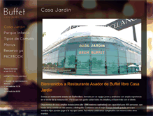 Tablet Screenshot of buffetcasajardin.com